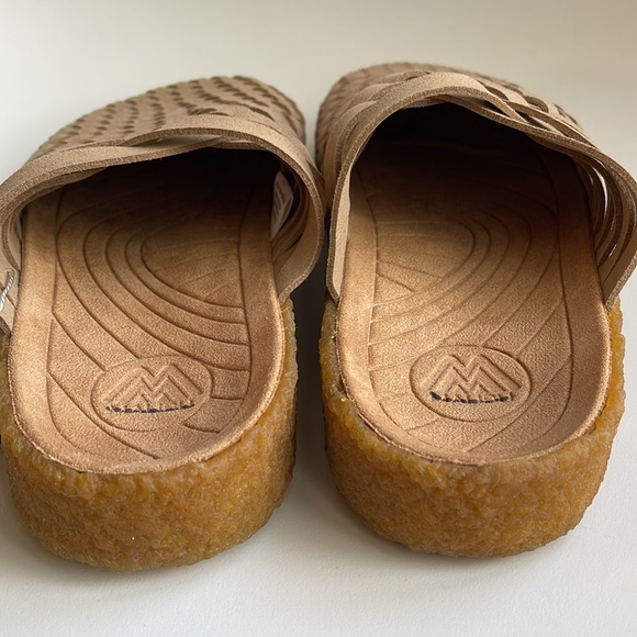 New Free People Malibu Thunderbird Vegan Leather Clog Mule Shoes Sz 7 - Picture 12 of 14